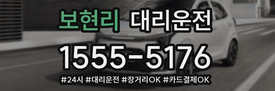 보현리 대리운전