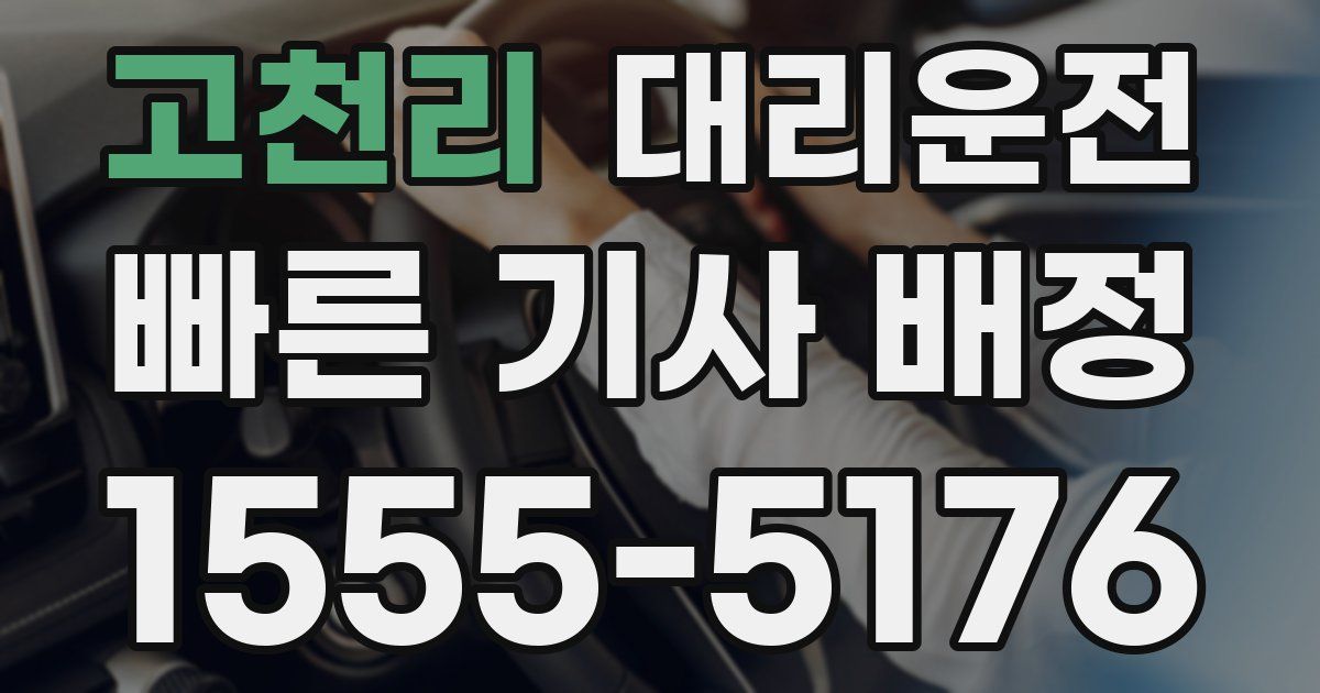 일일대리기사