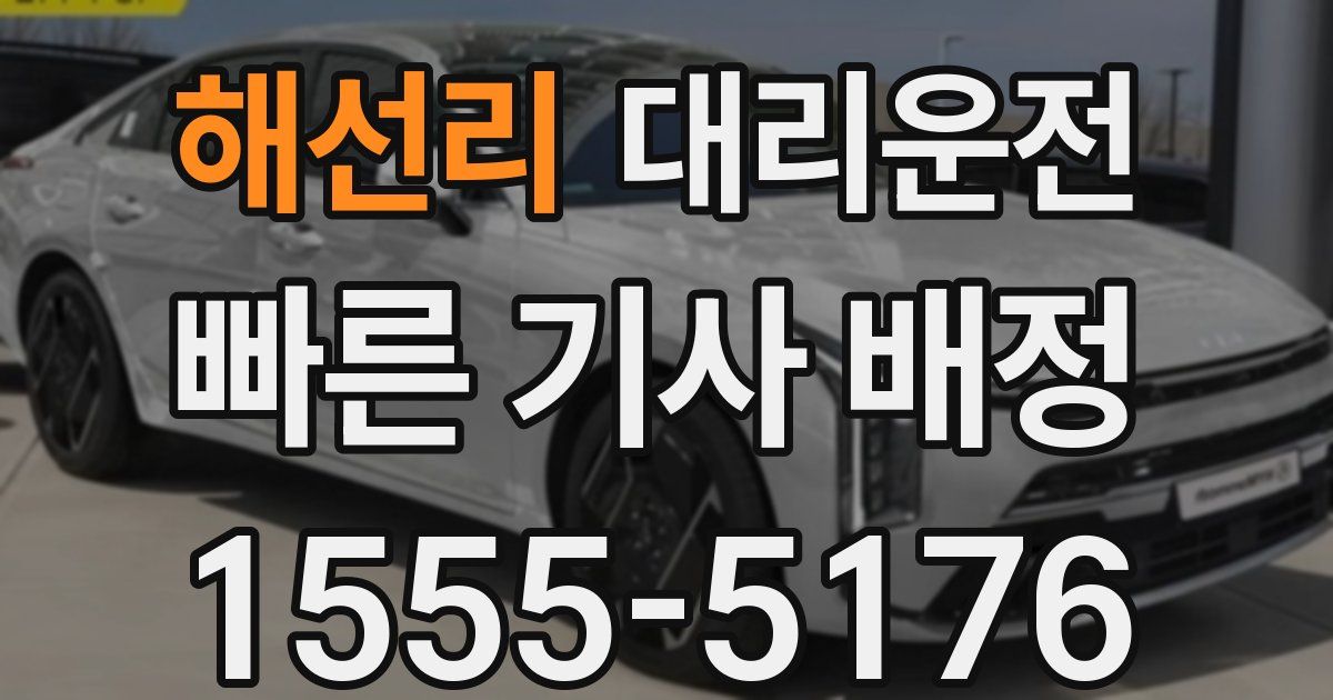 일일대리기사