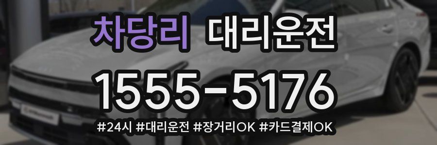 차당리 대리운전