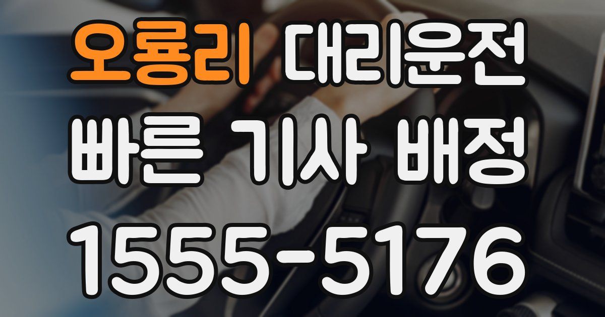 일일대리기사