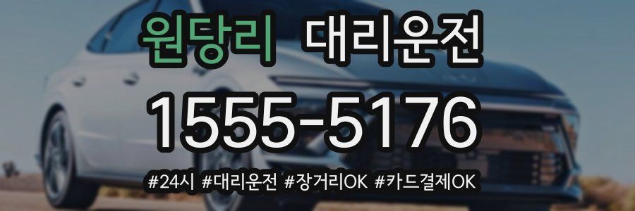 원당리 대리운전