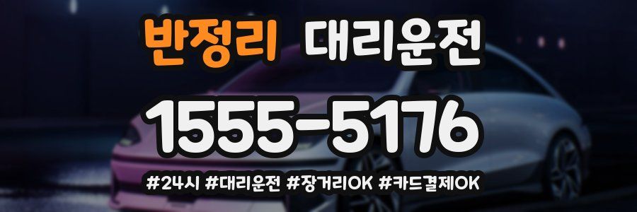 반정리 대리운전
