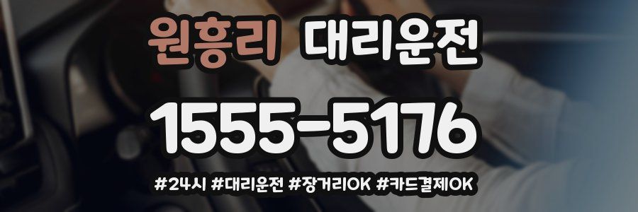 원흥리 대리운전