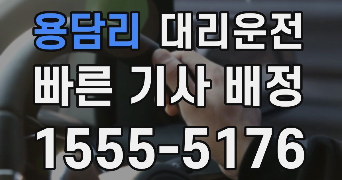 일일대리기사