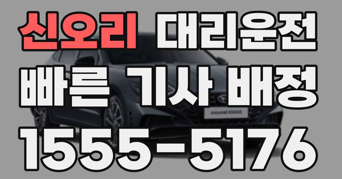 일일대리기사