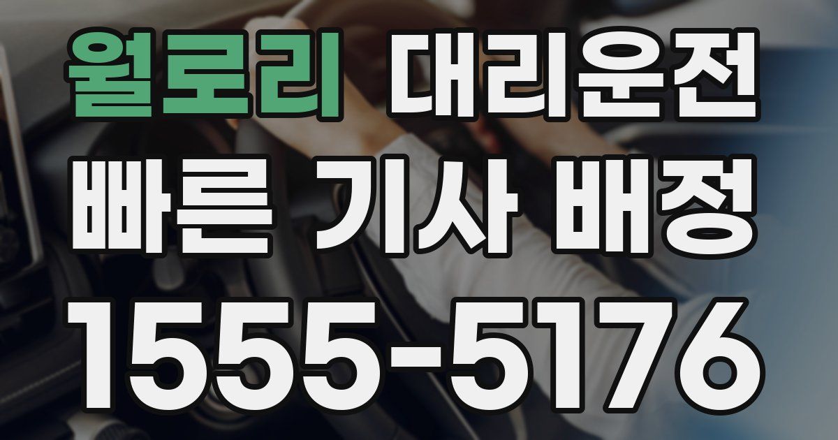 일일대리기사