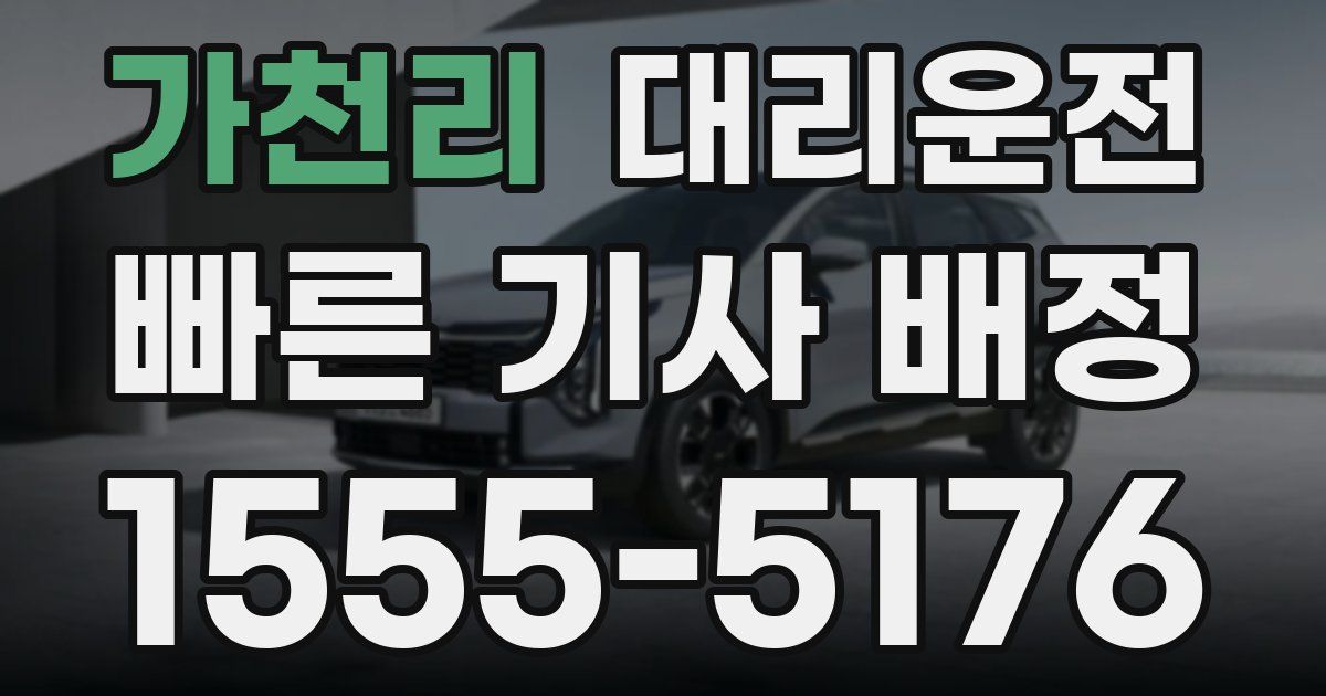 일일대리기사