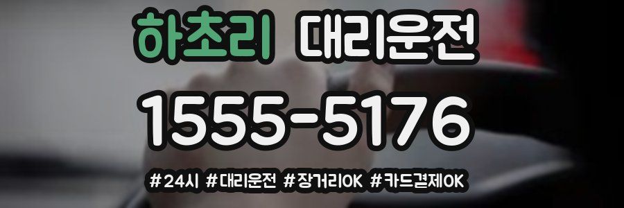 하초리 대리운전