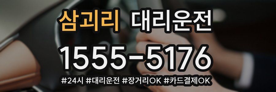 삼괴리 대리운전