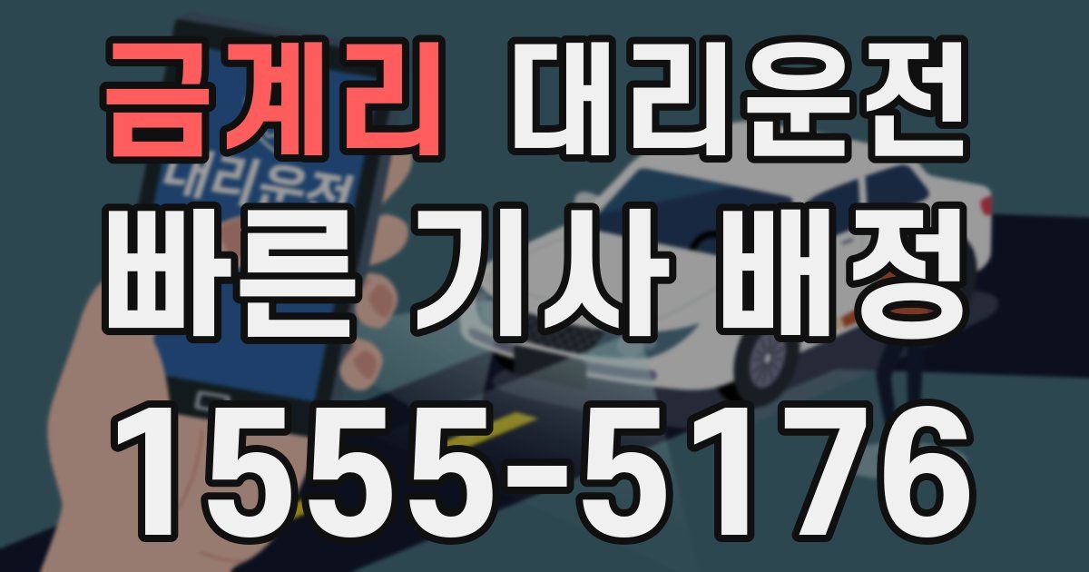 일일대리기사