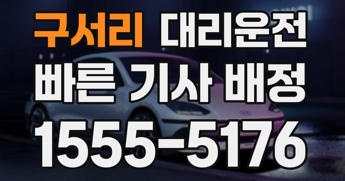일일대리기사