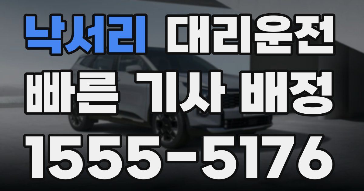 일일대리기사