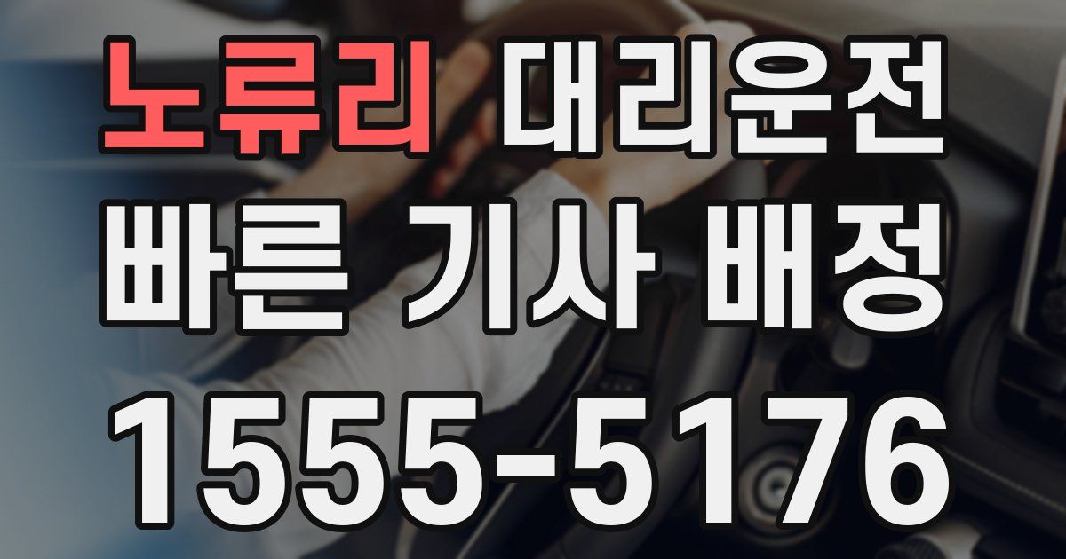 일일대리기사