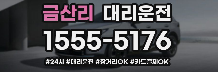 금산리 대리운전