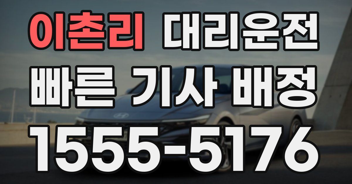 일일대리기사