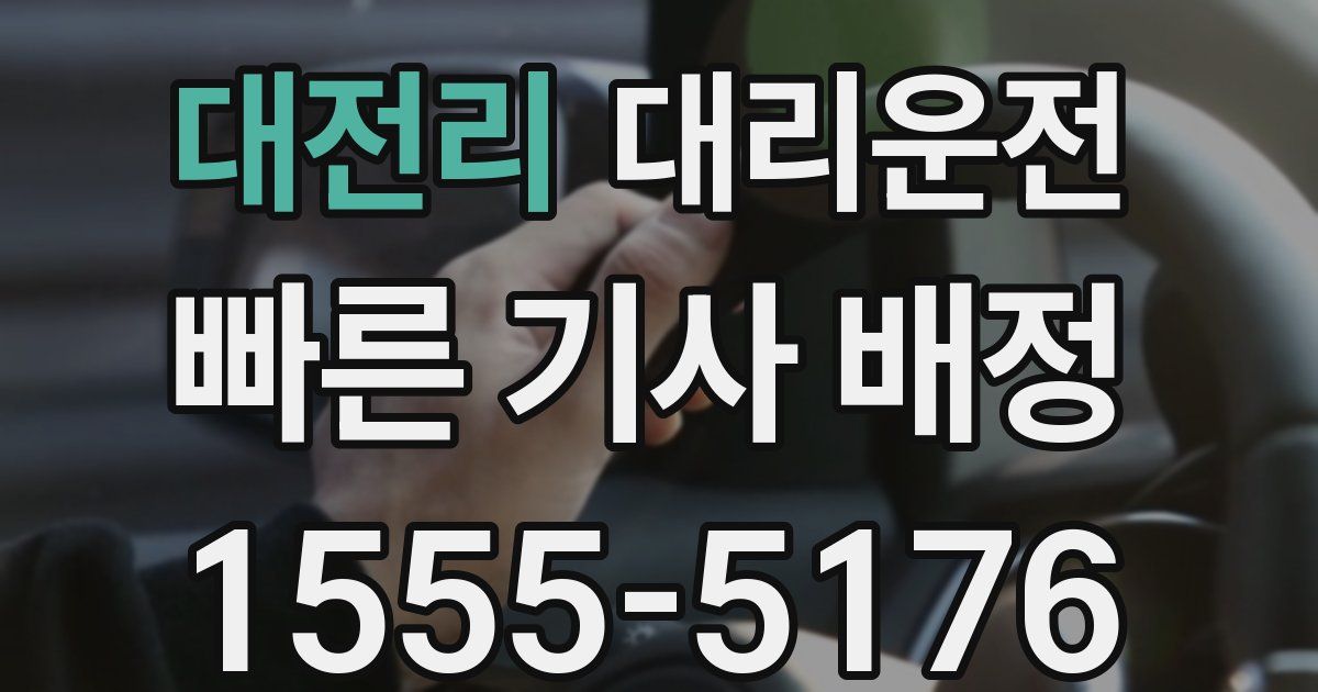 일일대리기사
