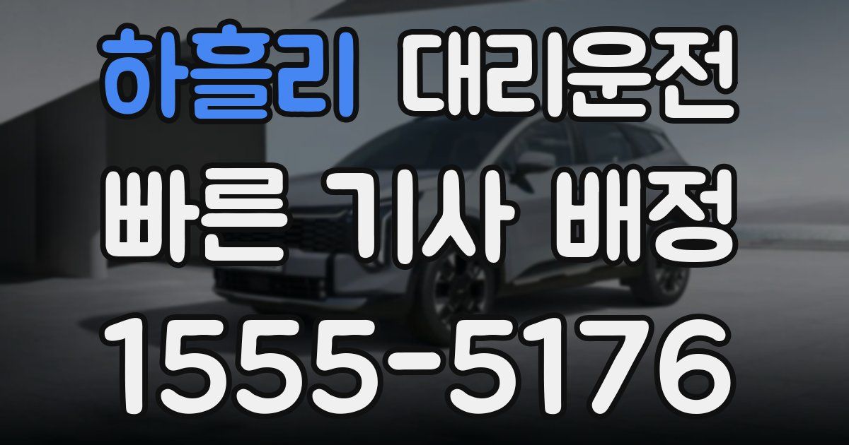 일일대리기사