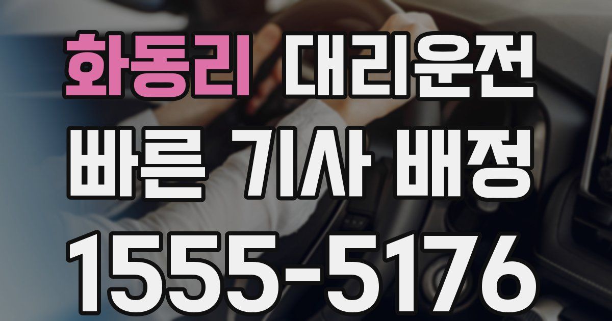 일일대리기사