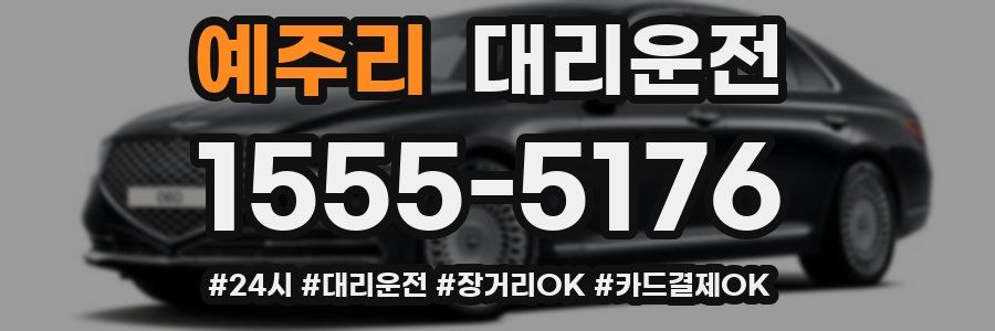 예주리 대리운전