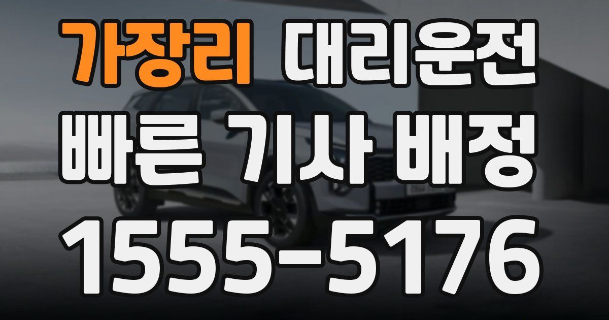 일일대리기사