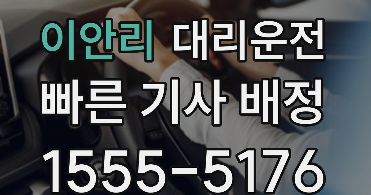 일일대리기사