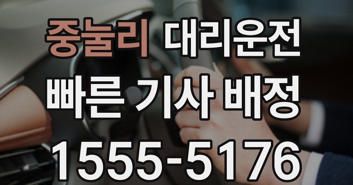 일일대리기사
