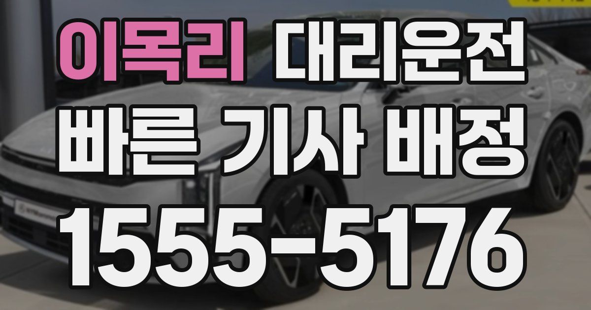 일일대리기사