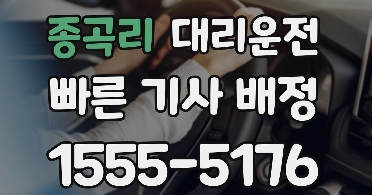 일일대리기사
