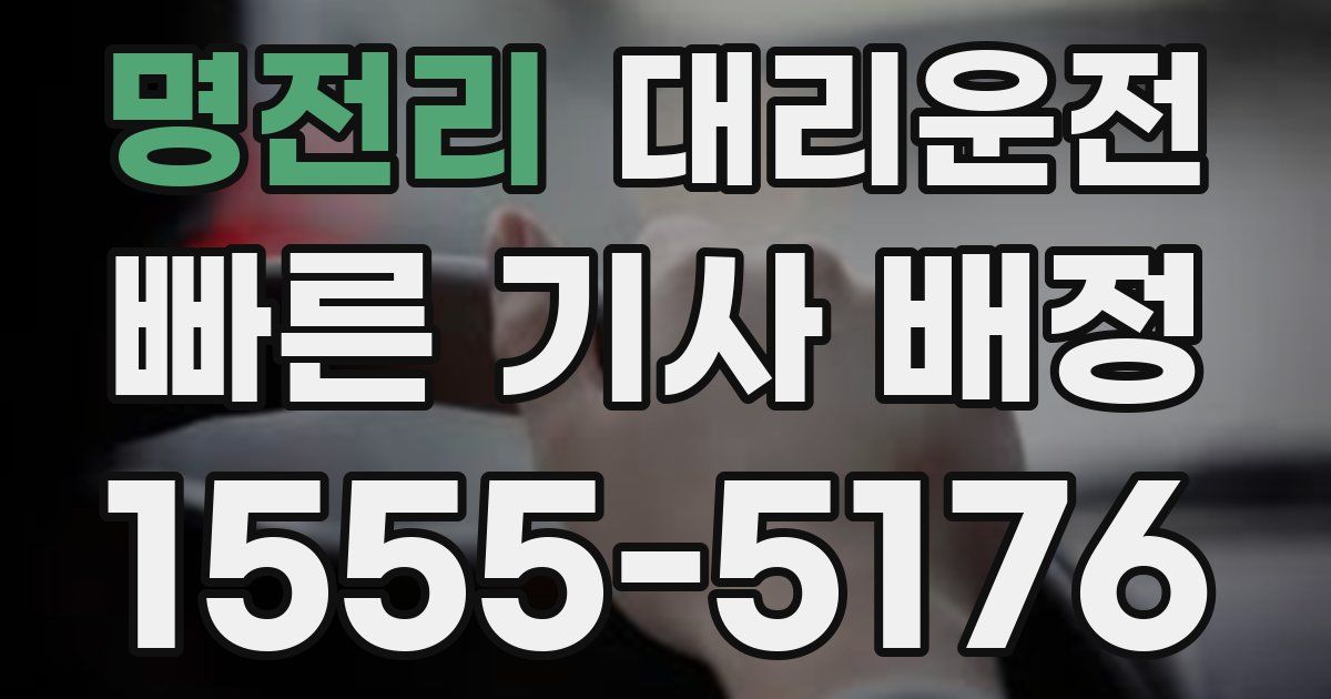 일일대리기사