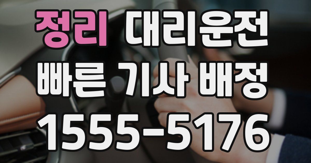 일일대리기사