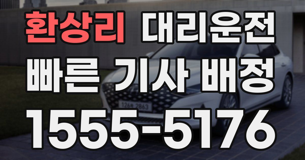 일일대리기사
