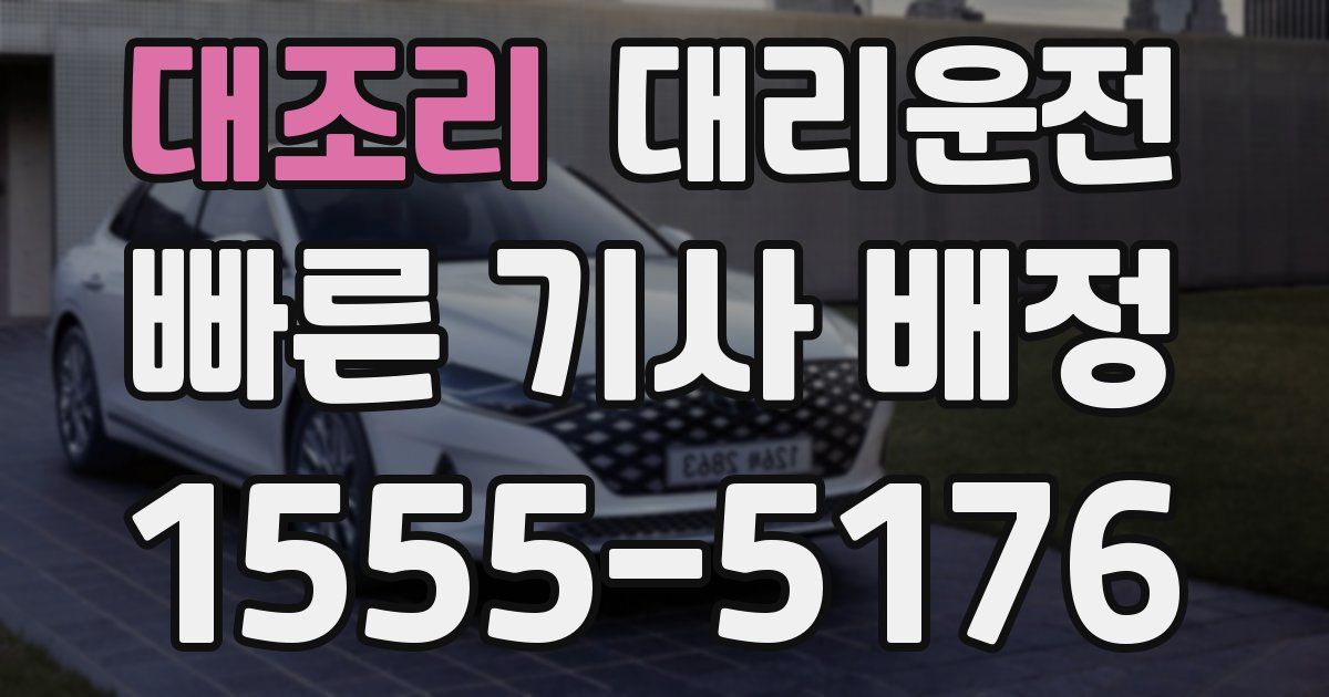 일일대리기사