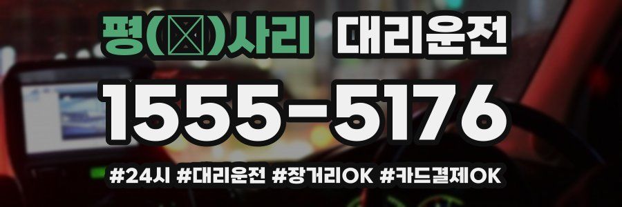 평(平)사리 대리운전