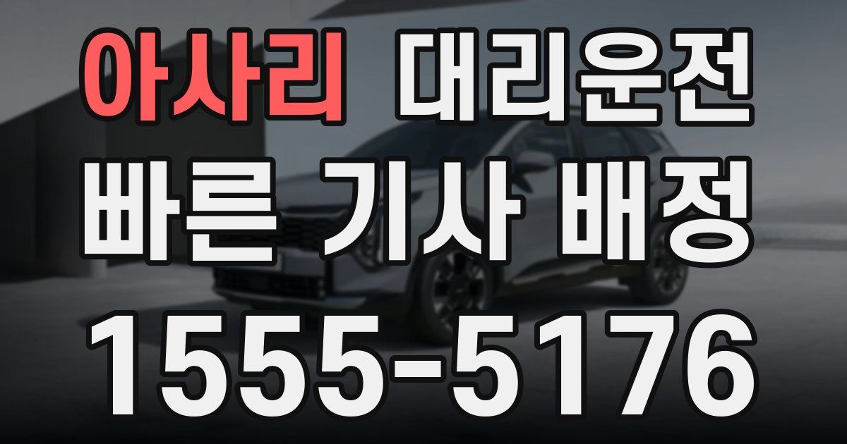 일일대리기사