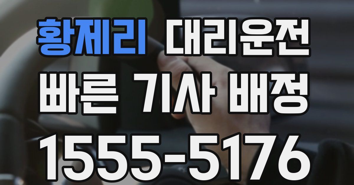 일일대리기사