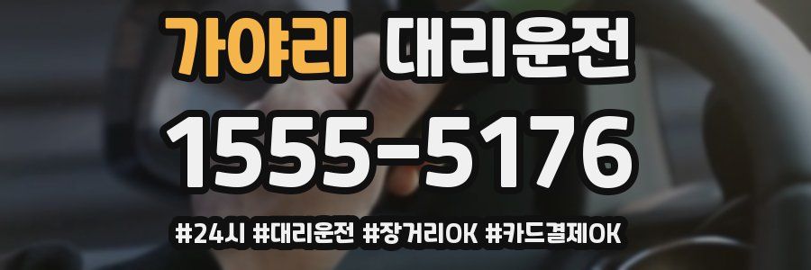 가야리 대리운전