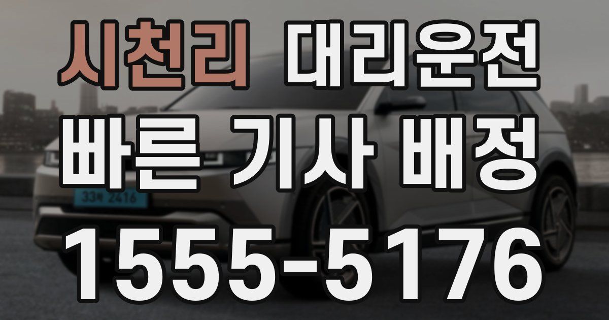 일일대리기사
