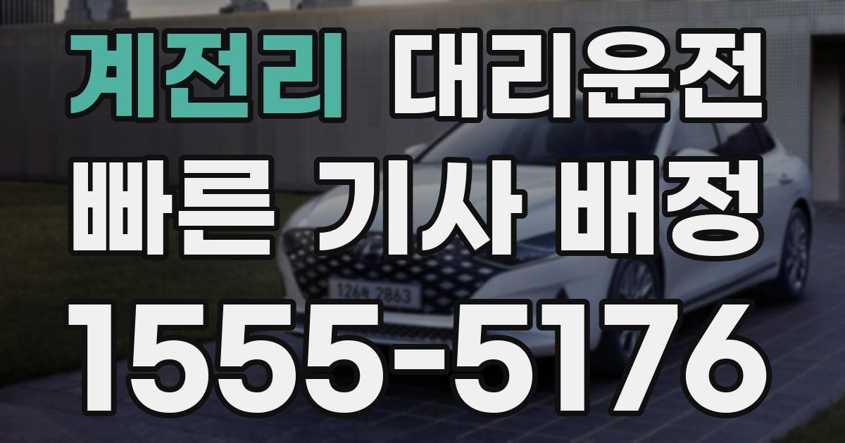 일일대리기사