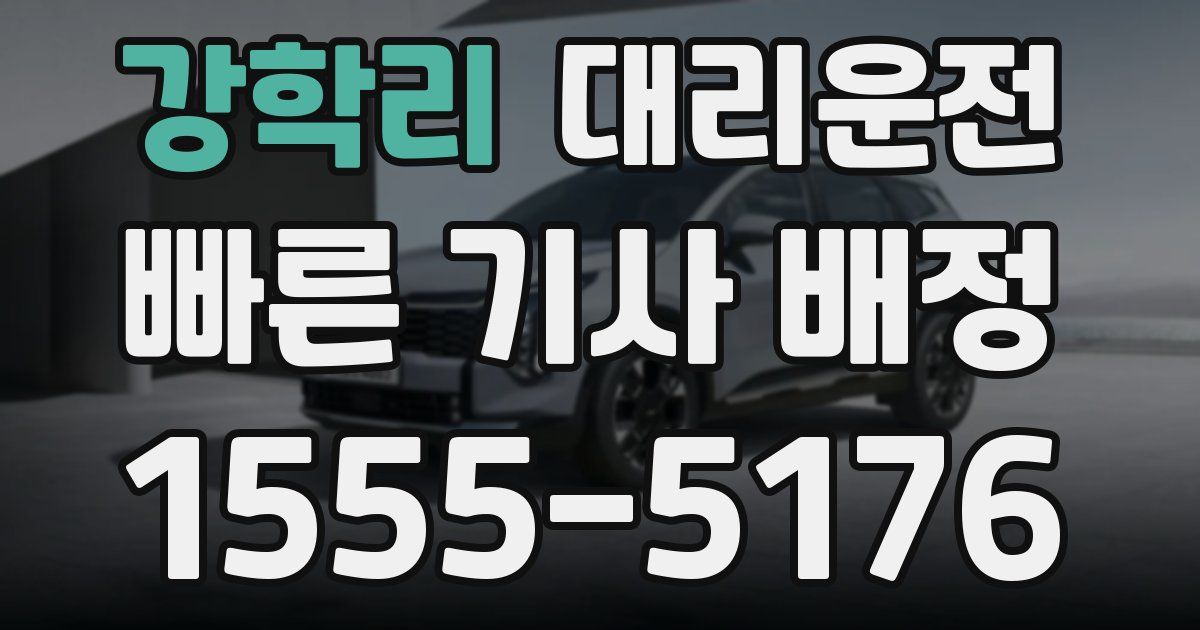 일일대리기사