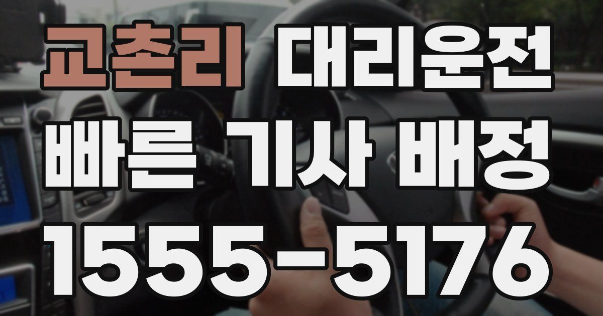 일일대리기사
