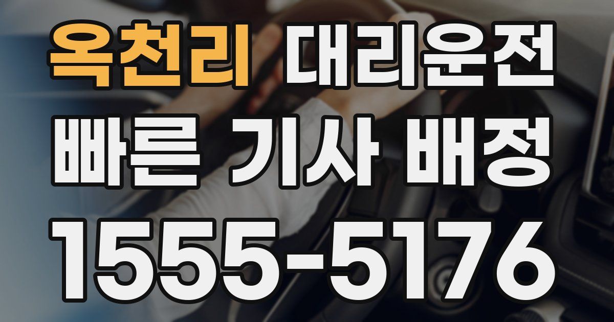 일일대리기사