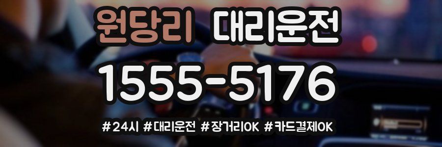 원당리 대리운전