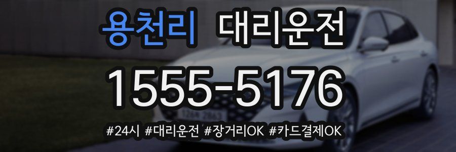 용천리 대리운전