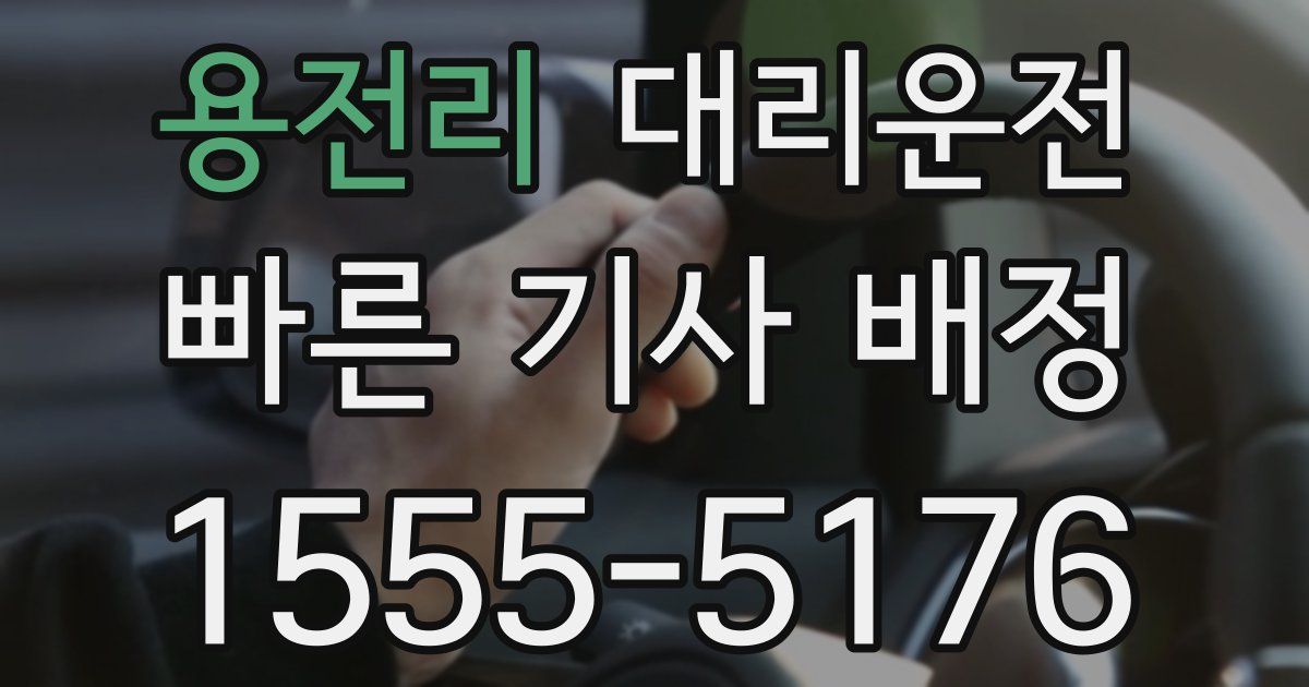 일일대리기사