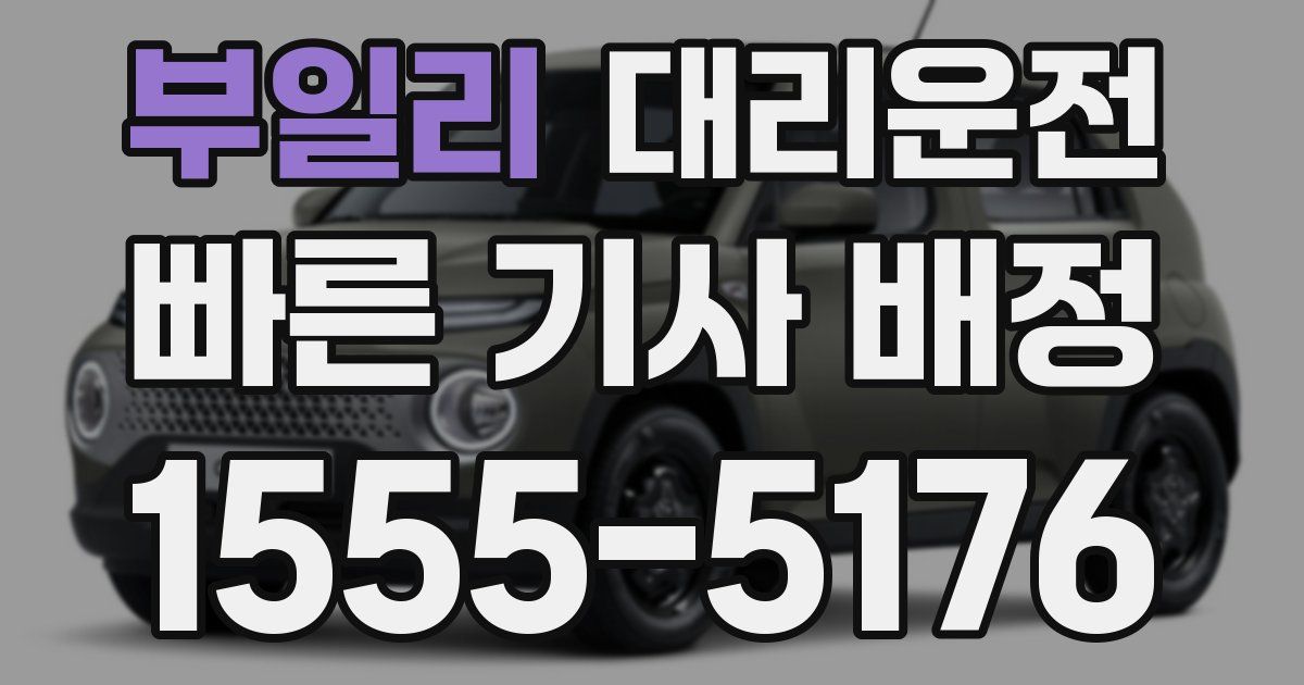 일일대리기사