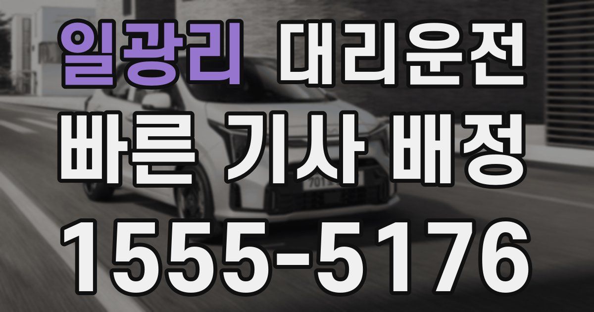 일일대리기사