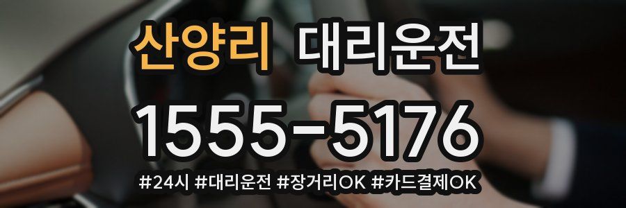 산양리 대리운전