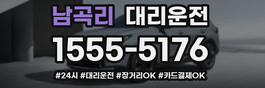 남곡리 대리운전