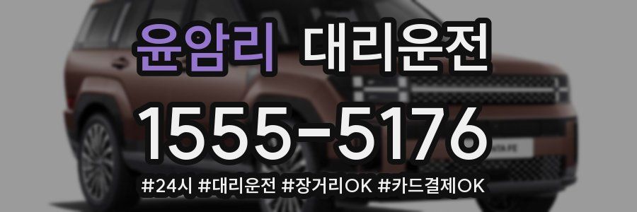 윤암리 대리운전